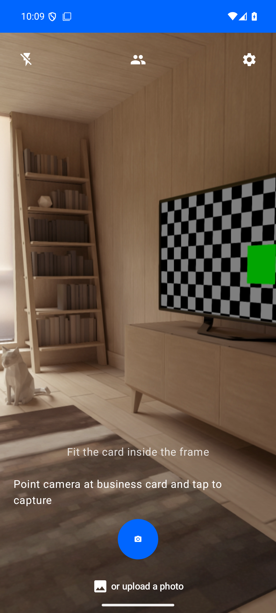 CardSnap Contacts List